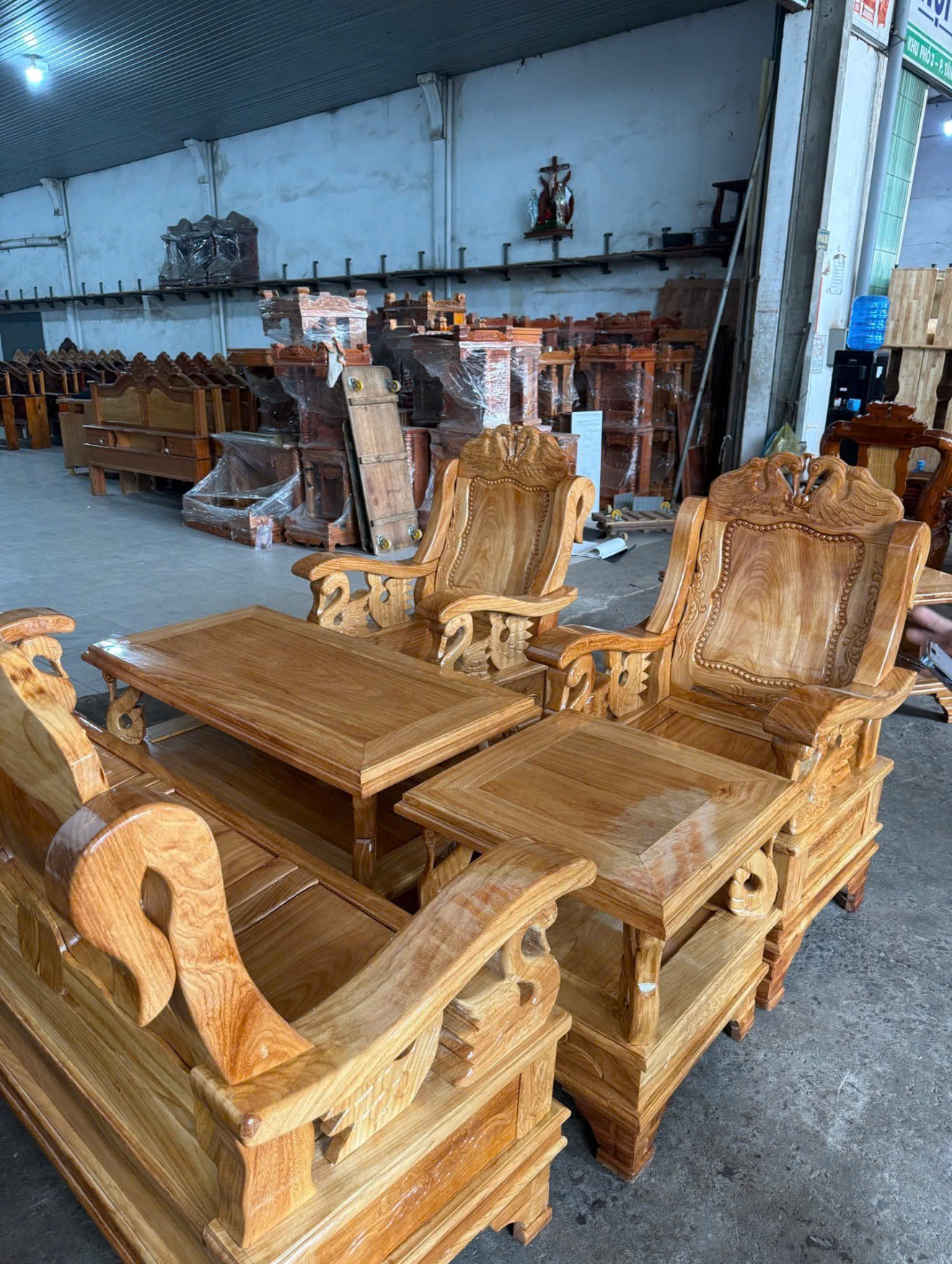 SaLon Thùng Gõ Đỏ (Thiên Nga, Rùa) - Ảnh 2