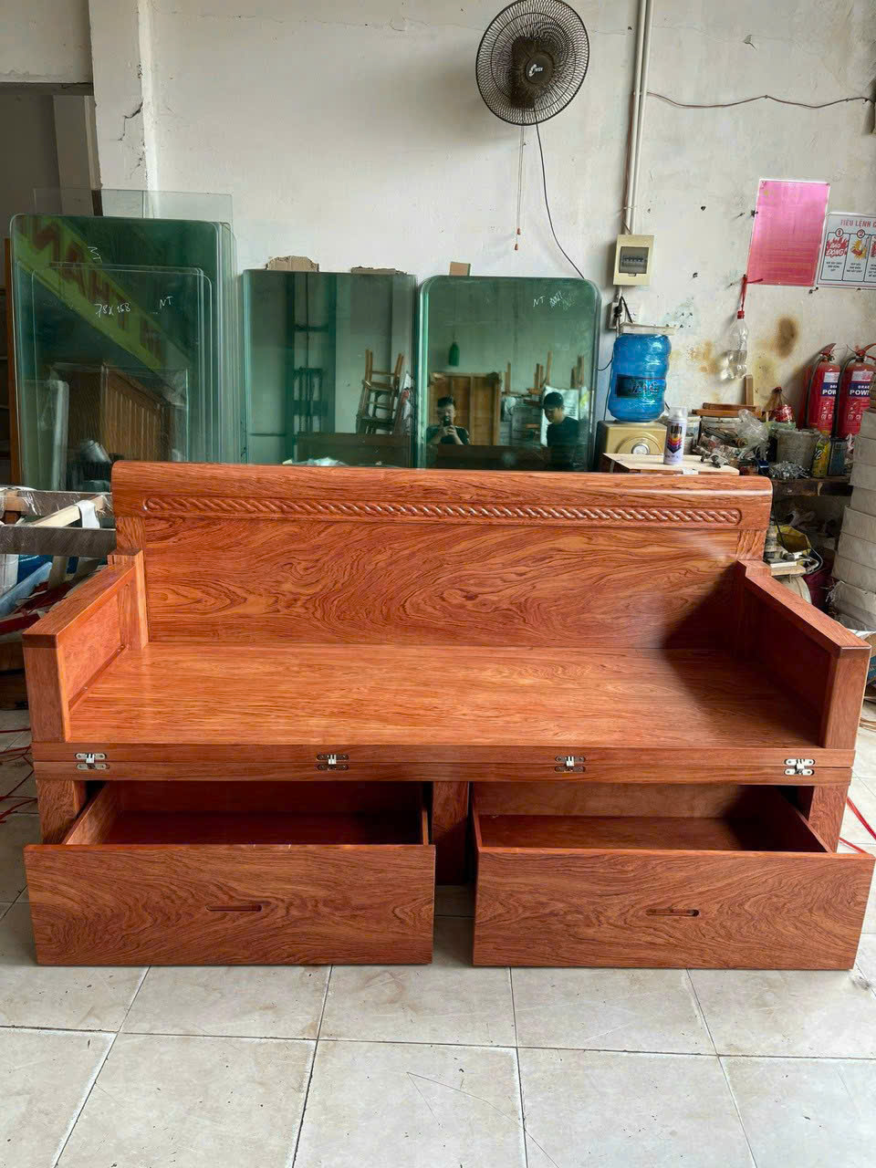 Giường Gấp Thông Minh Hương Đá Phủ