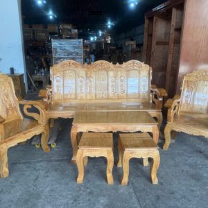 SaLon Gõ Đỏ Tay Kiếm