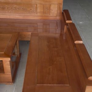 Alternative view of SoFa Góc Lớn Gỗ Sồi (Màu Sồi Cánh Dán)