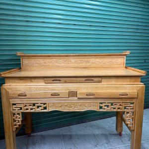 Án Gian Gỗ Sồi 2 Tầng (màu Lau Hương)
