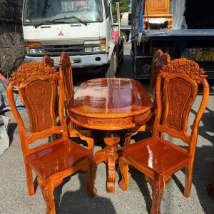 Bộ Bàn Ăn Gỗ Tràm 6 Ghế