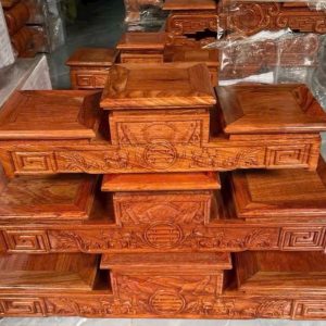 Tam Cấp Gỗ Hương Đá