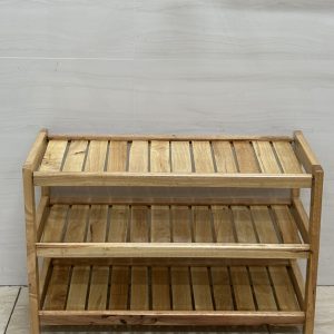 Kệ Dép Gỗ Cao Su 60cm (3,4,5,6,7 tầng)