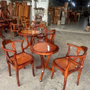 Bộ Bàn Trà Gỗ Tràm 2 Ghế