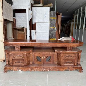 Kệ TV gỗ Sồi Kiểu Vát Óc Chó