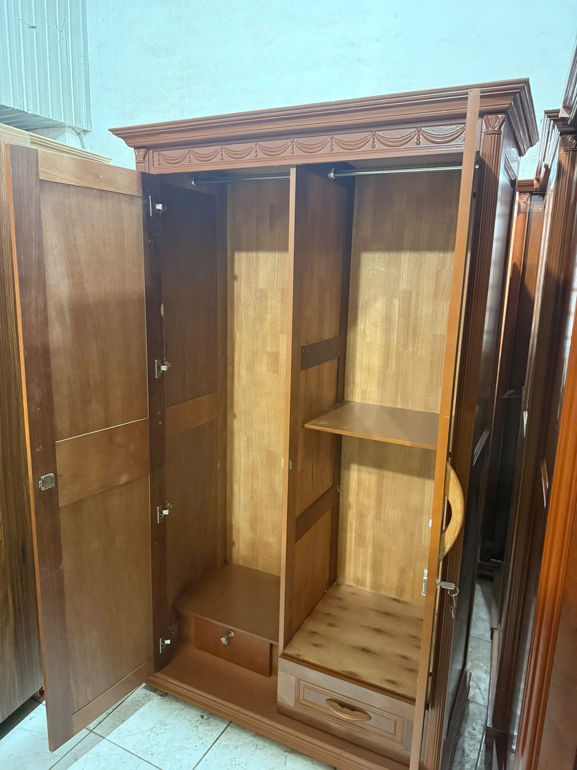 Tủ Áo Gỗ Xoan Phủ - Ảnh 8