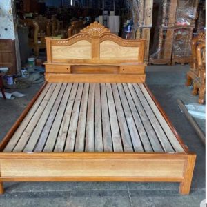 Giường Ngủ Gỗ Căm Xe - Gõ