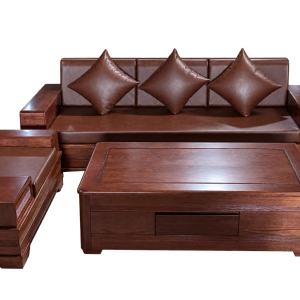 SoFa 1 Văng Cánh Tiên Gỗ Sồi (màu Óc Chó)