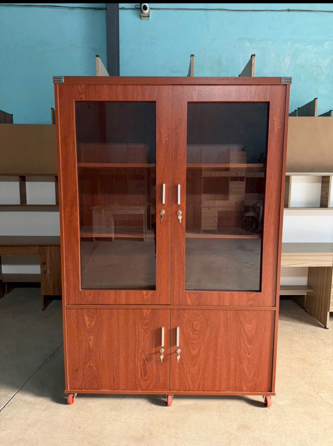 Tủ Hồ Sơ gỗ Xoan Phủ - Ảnh 3