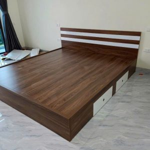Giường Ngủ MDF Học Kéo (gỗ Công Nghiệp)