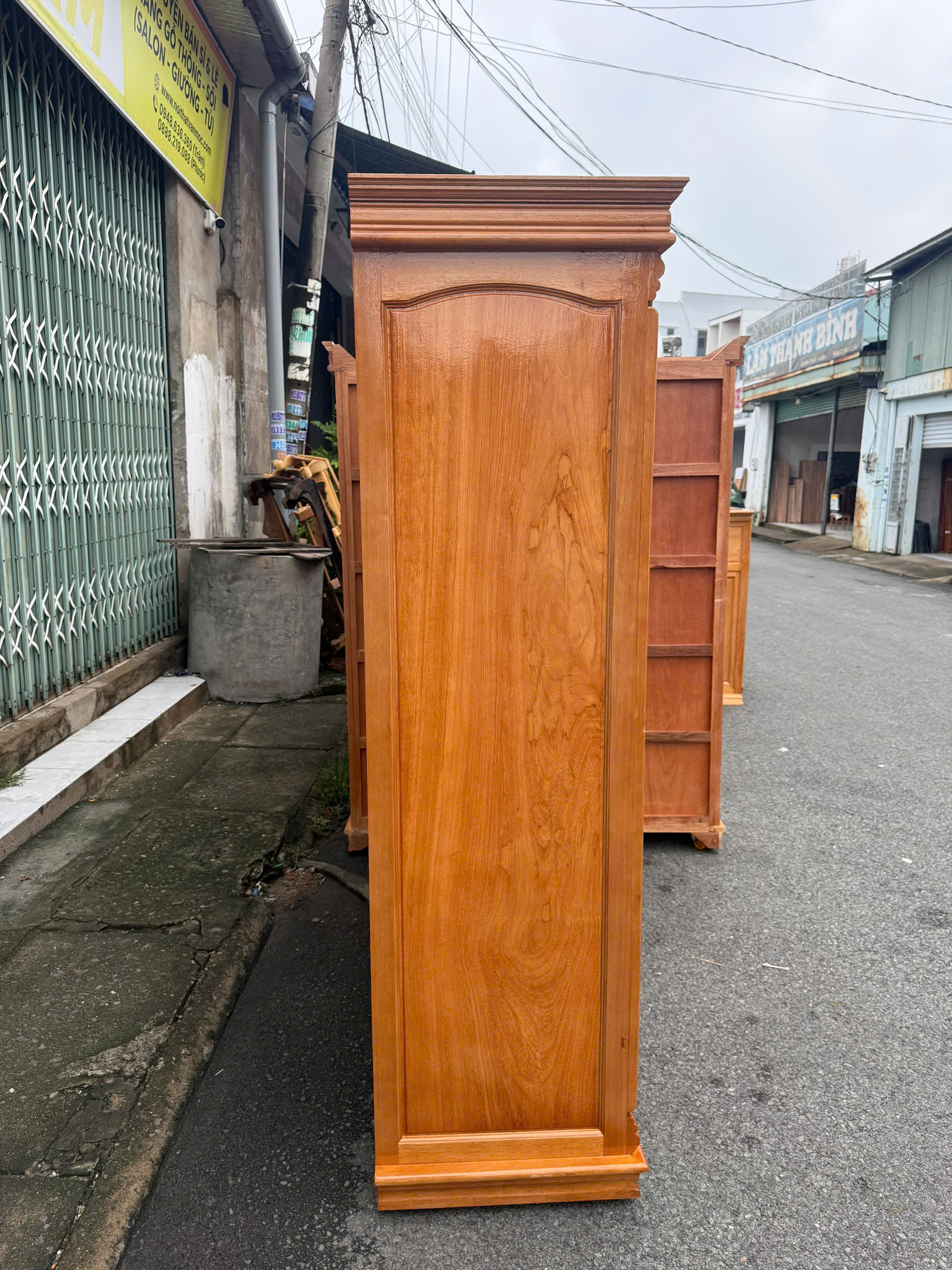 Tủ Áo Gõ Đỏ Loại 2 ngang 1m8 - Ảnh 8