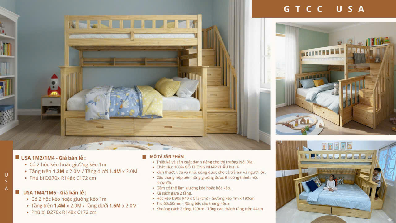 Giường Tầng USA
